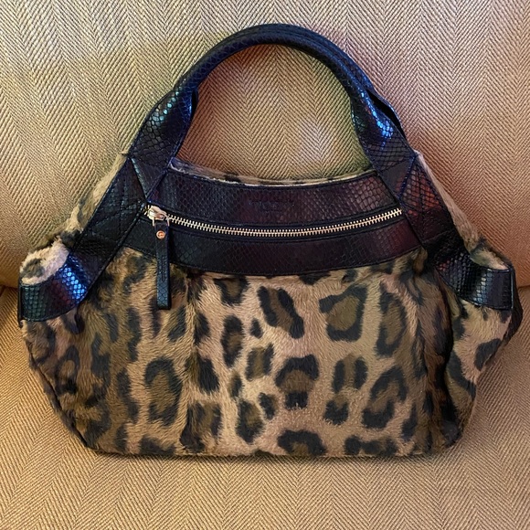 kate spade Bags Kate Spade Faux Fur Handbag Poshmark